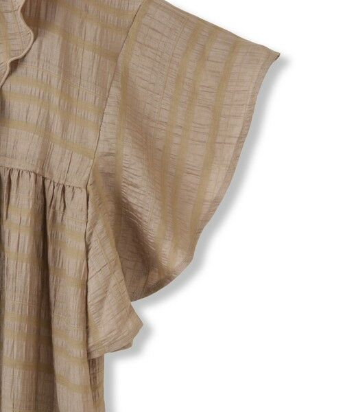 QUEENS COURT / クイーンズコート シャツ・ブラウス | シアーシャーリングラッフルブラウス≪洗濯機で洗える≫ | 詳細15