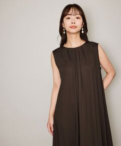 QUEENS COURT / クイーンズコート ロング・マキシ丈ワンピース | コンフォールポンチタックプリーツワンピース≪洗濯機で洗える≫