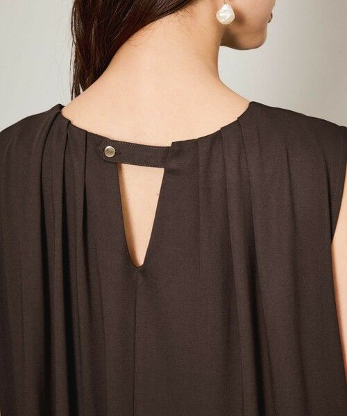 QUEENS COURT / クイーンズコート ロング・マキシ丈ワンピース | コンフォールポンチタックプリーツワンピース≪洗濯機で洗える≫ | 詳細7