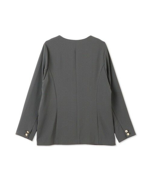 QUEENS COURT / クイーンズコート テーラードジャケット | マルチメリットノーカラーライトジャケット≪セットアップ対応/洗濯機で洗える≫ | 詳細24