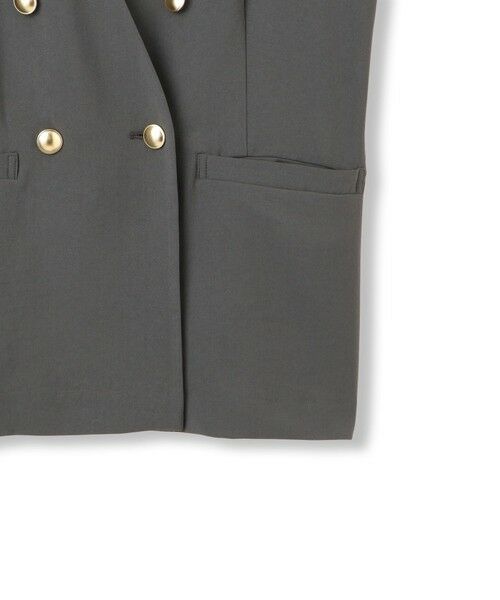 QUEENS COURT / クイーンズコート テーラードジャケット | マルチメリットノーカラーライトジャケット≪セットアップ対応/洗濯機で洗える≫ | 詳細26