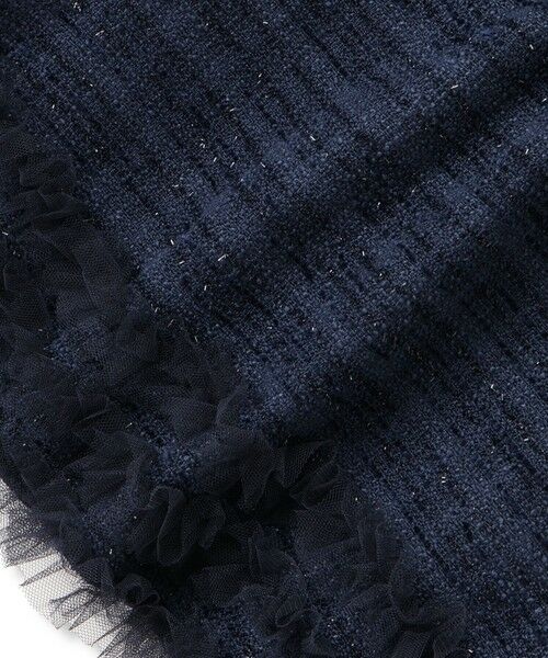 QUEENS COURT / クイーンズコート ダウンジャケット・ベスト | ライトツィードフリルヘムベスト≪洗濯機で洗える≫ | 詳細21