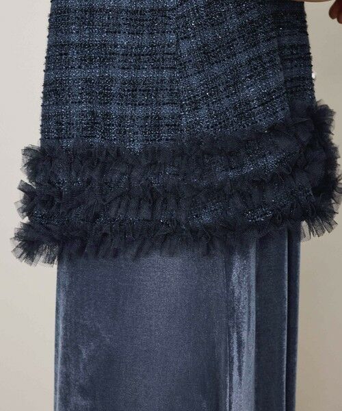 QUEENS COURT / クイーンズコート ダウンジャケット・ベスト | ライトツィードフリルヘムベスト≪洗濯機で洗える≫ | 詳細14