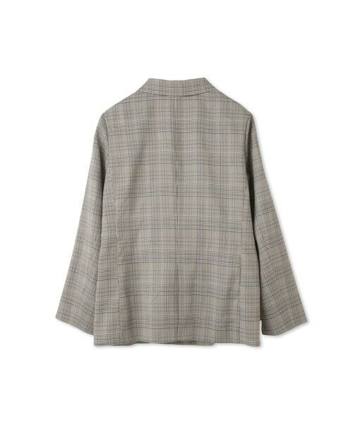 QUEENS COURT / クイーンズコート テーラードジャケット | マルチグレンチェックテーラードジャケット≪手洗い可能≫ | 詳細4