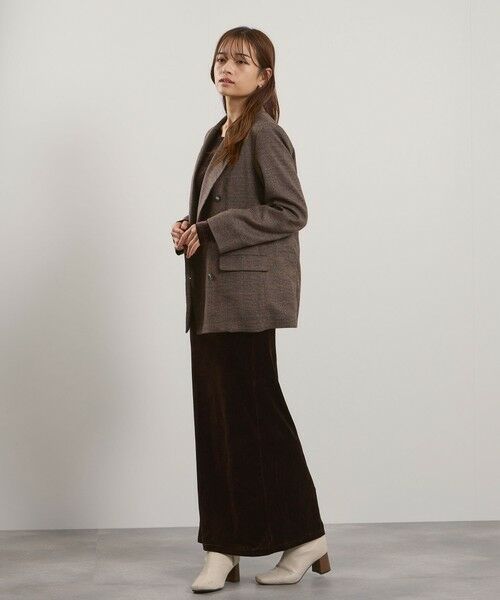 QUEENS COURT / クイーンズコート テーラードジャケット | マルチグレンチェックテーラードジャケット≪手洗い可能≫ | 詳細11