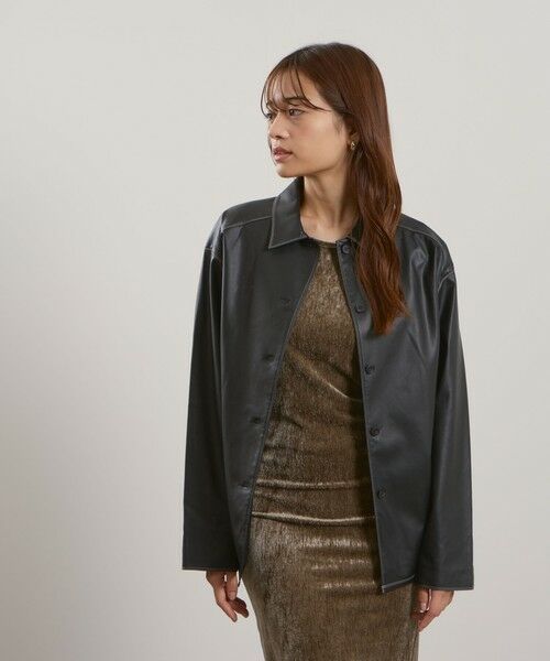 QUEENS COURT / クイーンズコート テーラードジャケット | シープナッパチョウステンカラージャケット | 詳細1