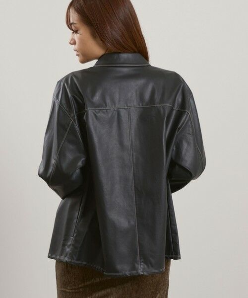 QUEENS COURT / クイーンズコート テーラードジャケット | シープナッパチョウステンカラージャケット | 詳細3