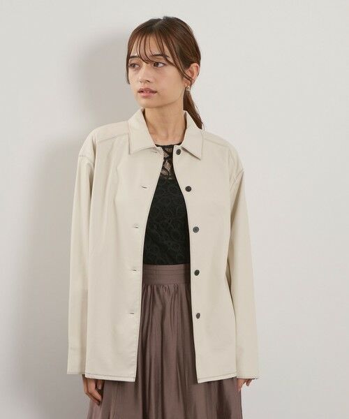 QUEENS COURT / クイーンズコート テーラードジャケット | シープナッパチョウステンカラージャケット | 詳細14