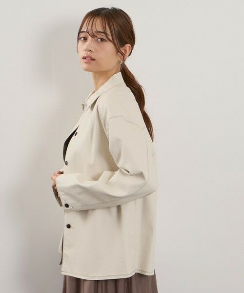 QUEENS COURT / クイーンズコート テーラードジャケット | シープナッパチョウステンカラージャケット | 詳細15