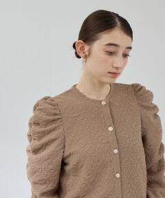 QUEENS COURT / クイーンズコート テーラードジャケット | フクレチュールJQDカーディッシュジャケット≪手洗い可能≫