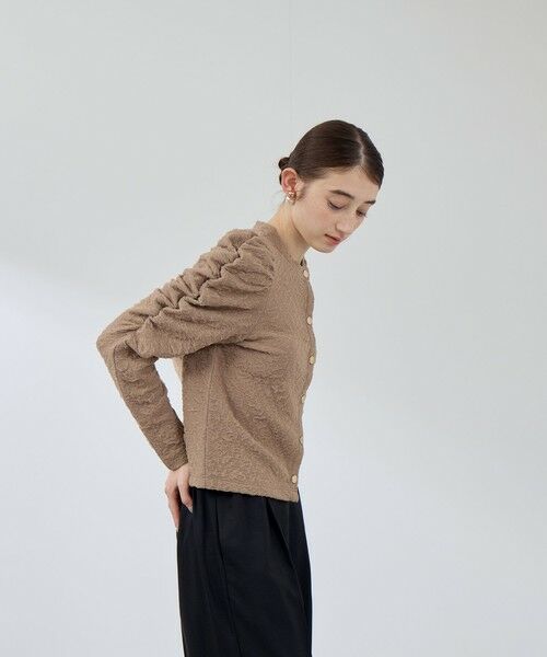 QUEENS COURT / クイーンズコート テーラードジャケット | フクレチュールJQDカーディッシュジャケット≪手洗い可能≫ | 詳細5