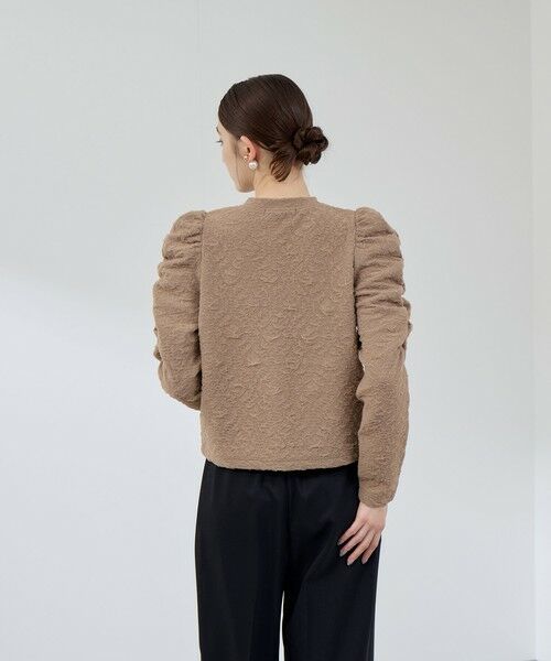 QUEENS COURT / クイーンズコート テーラードジャケット | フクレチュールJQDカーディッシュジャケット≪手洗い可能≫ | 詳細6