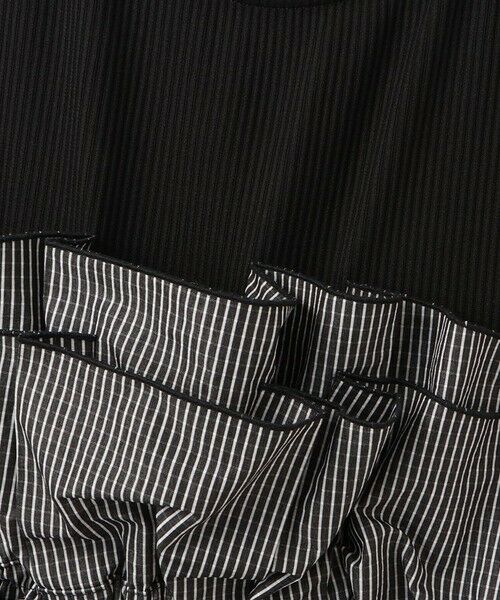 QUEENS COURT / クイーンズコート カットソー | タフタチェックビスチェレイヤードカットソー≪手洗い可能≫ | 詳細4