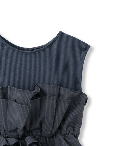 QUEENS COURT / クイーンズコート カットソー | タフタチェックビスチェレイヤードカットソー≪手洗い可能≫ | 詳細15