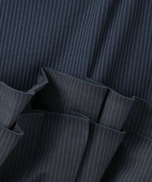 QUEENS COURT / クイーンズコート カットソー | タフタチェックビスチェレイヤードカットソー≪手洗い可能≫ | 詳細17