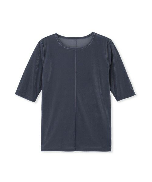 QUEENS COURT / クイーンズコート カットソー | シアーベロアセンターシームプルオーバー≪手洗い可能≫ | 詳細13