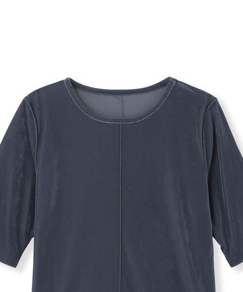 QUEENS COURT / クイーンズコート カットソー | シアーベロアセンターシームプルオーバー≪手洗い可能≫ | 詳細15