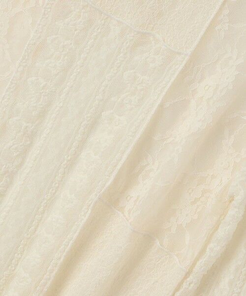 QUEENS COURT / クイーンズコート カットソー | マルチレースパッチワークカットソー≪手洗い可能≫ | 詳細10