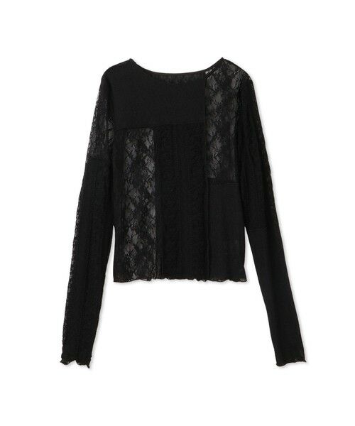 QUEENS COURT / クイーンズコート カットソー | マルチレースパッチワークカットソー≪手洗い可能≫ | 詳細17