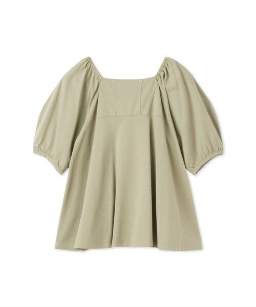 QUEENS COURT / クイーンズコート カットソー | クリアテンジクパフペプラムプルオーバー≪洗濯機で洗える≫ | 詳細15