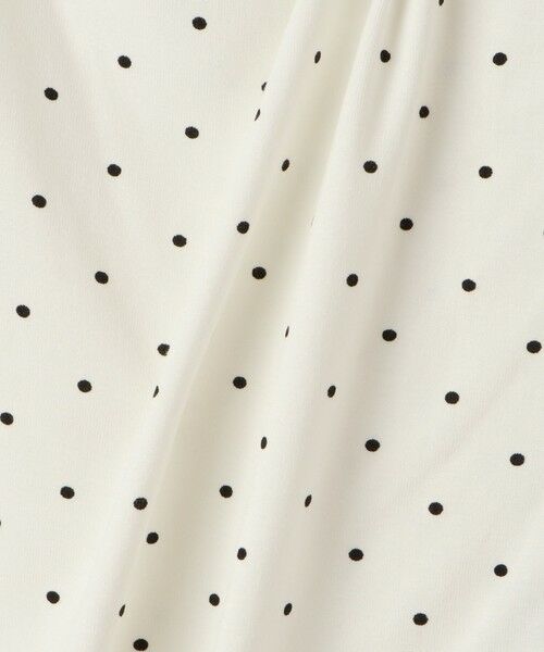 QUEENS COURT / クイーンズコート カットソー | モノトーンドットオフショルカットソー≪手洗い可能≫ | 詳細5