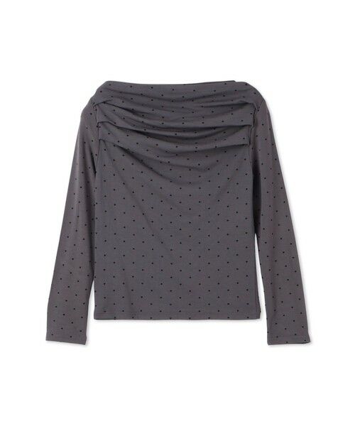 QUEENS COURT / クイーンズコート カットソー | モノトーンドットオフショルカットソー≪手洗い可能≫ | 詳細10