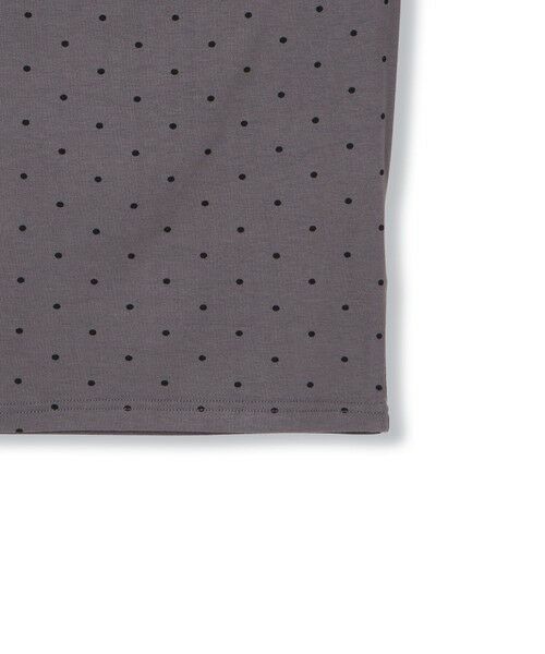QUEENS COURT / クイーンズコート カットソー | モノトーンドットオフショルカットソー≪手洗い可能≫ | 詳細12