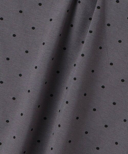 QUEENS COURT / クイーンズコート カットソー | モノトーンドットオフショルカットソー≪手洗い可能≫ | 詳細14