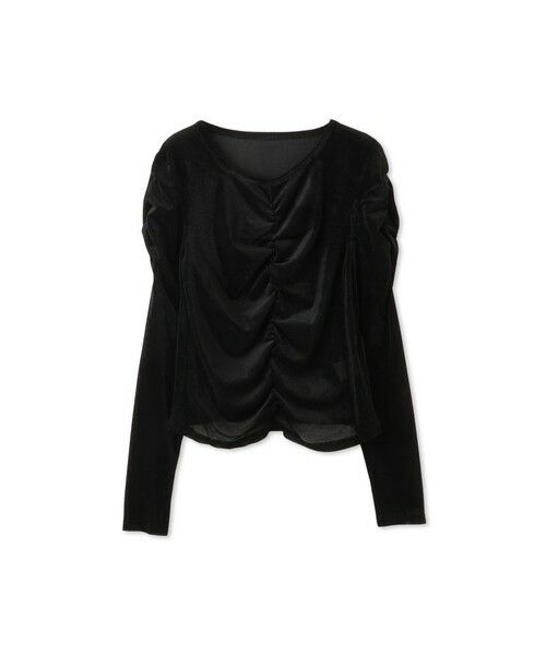 QUEENS COURT / クイーンズコート カットソー | シアーベロアシャーリングカットソー≪手洗い可能≫ | 詳細8