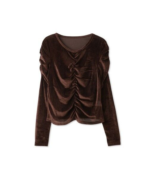 QUEENS COURT / クイーンズコート カットソー | シアーベロアシャーリングカットソー≪手洗い可能≫ | 詳細13