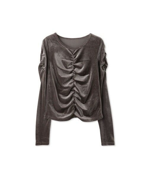 QUEENS COURT / クイーンズコート カットソー | シアーベロアシャーリングカットソー≪手洗い可能≫ | 詳細17