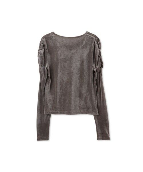 QUEENS COURT / クイーンズコート カットソー | シアーベロアシャーリングカットソー≪手洗い可能≫ | 詳細18