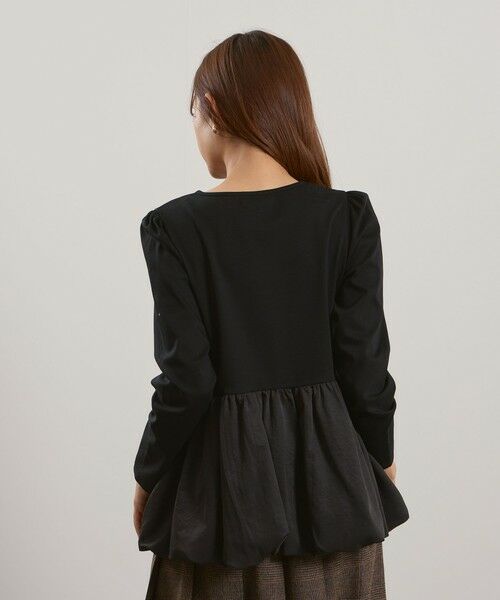 QUEENS COURT / クイーンズコート カットソー | シルキースムースバルーンヘムカットソー≪手洗い可能≫ | 詳細2