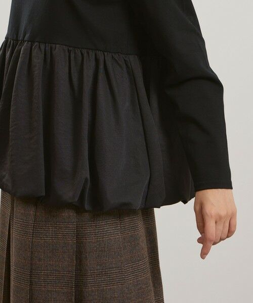 QUEENS COURT / クイーンズコート カットソー | シルキースムースバルーンヘムカットソー≪手洗い可能≫ | 詳細3