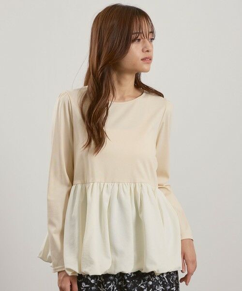 QUEENS COURT / クイーンズコート カットソー | シルキースムースバルーンヘムカットソー≪手洗い可能≫ | 詳細11
