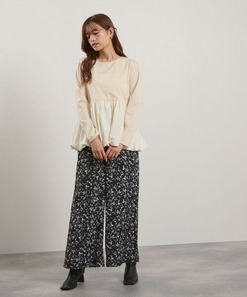 QUEENS COURT / クイーンズコート カットソー | シルキースムースバルーンヘムカットソー≪手洗い可能≫ | 詳細12