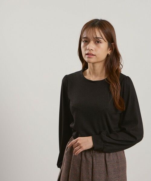 QUEENS COURT / クイーンズコート カットソー | レースカラーラメMIXカットソー≪手洗い可能≫ | 詳細2