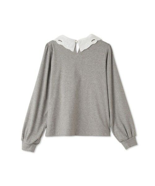 QUEENS COURT / クイーンズコート カットソー | レースカラーラメMIXカットソー≪手洗い可能≫ | 詳細13