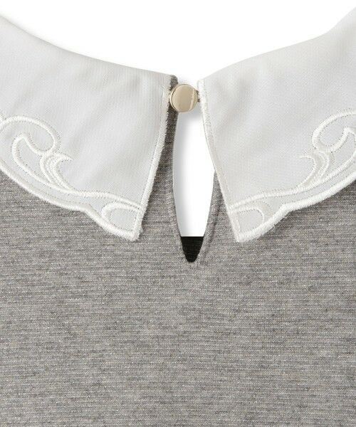 QUEENS COURT / クイーンズコート カットソー | レースカラーラメMIXカットソー≪手洗い可能≫ | 詳細16