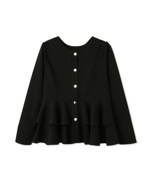 QUEENS COURT / クイーンズコート カーディガン・ボレロ | カットJQDダブルペプラムカーディガン≪手洗い可能≫ | 詳細7