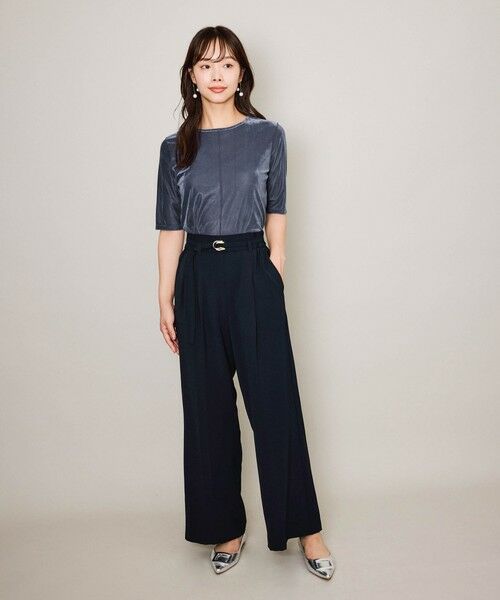 QUEENS COURT / クイーンズコート その他パンツ | マルチメリットセンタープレスパンツ≪セットアップ対応/洗濯機で洗える≫ | 詳細4