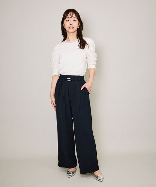 QUEENS COURT / クイーンズコート その他パンツ | マルチメリットセンタープレスパンツ≪セットアップ対応/洗濯機で洗える≫ | 詳細5