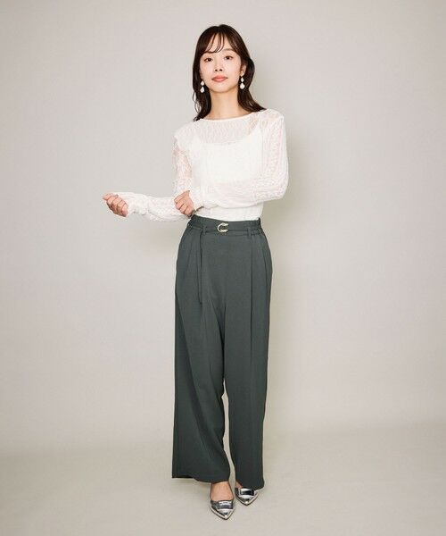 QUEENS COURT / クイーンズコート その他パンツ | マルチメリットセンタープレスパンツ≪セットアップ対応/洗濯機で洗える≫ | 詳細19