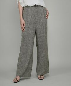 QUEENS COURT / クイーンズコート その他パンツ | ライトツィードタックパンツ≪手洗い可能≫