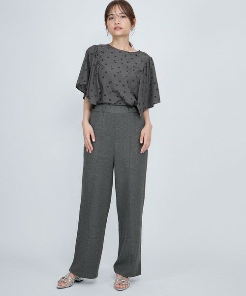 QUEENS COURT / クイーンズコート その他パンツ | ボンディングセンターシームパンツ≪手洗い可能≫ | 詳細12