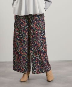 QUEENS COURT / クイーンズコート その他パンツ | マルチフラワーイージーワイドパンツ≪手洗い可能≫