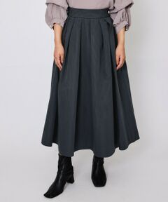 QUEENS COURT / クイーンズコート ミニ・ひざ丈スカート | タフタチェックフレアスカート≪手洗い可能≫