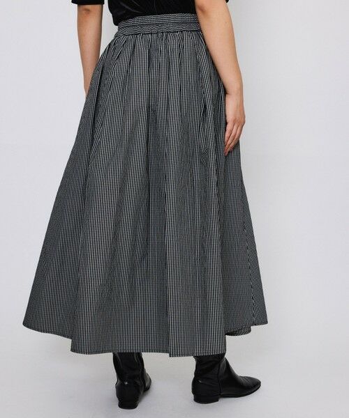 QUEENS COURT / クイーンズコート ミニ・ひざ丈スカート | タフタチェックフレアスカート≪手洗い可能≫ | 詳細3