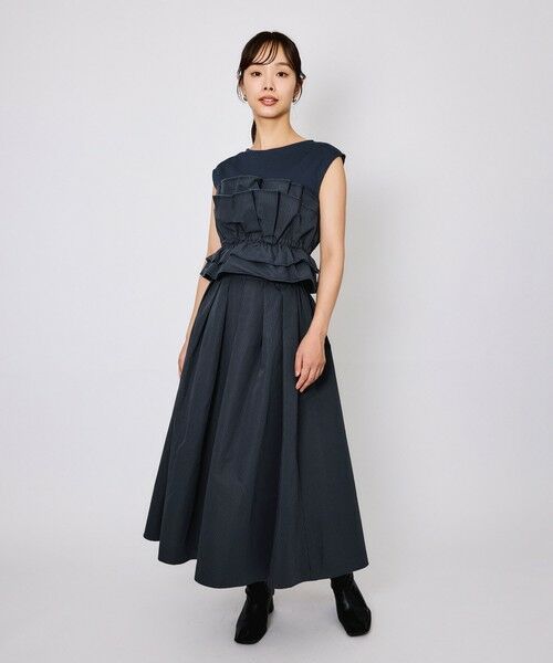 QUEENS COURT / クイーンズコート ミニ・ひざ丈スカート | タフタチェックフレアスカート≪手洗い可能≫ | 詳細10