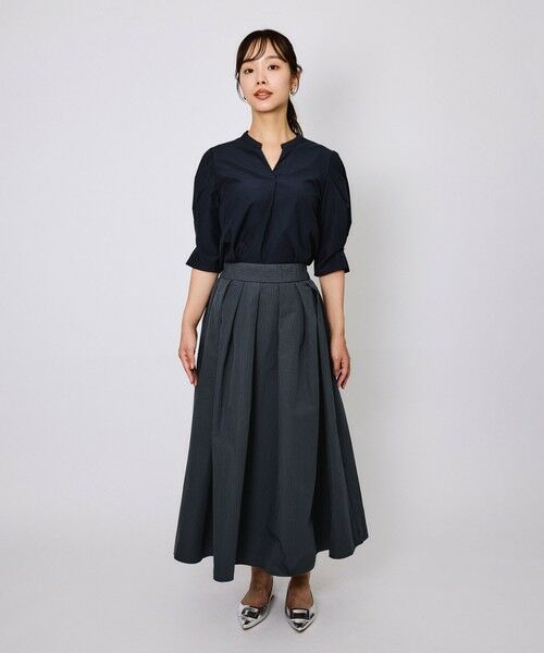 QUEENS COURT / クイーンズコート ミニ・ひざ丈スカート | タフタチェックフレアスカート≪手洗い可能≫ | 詳細11